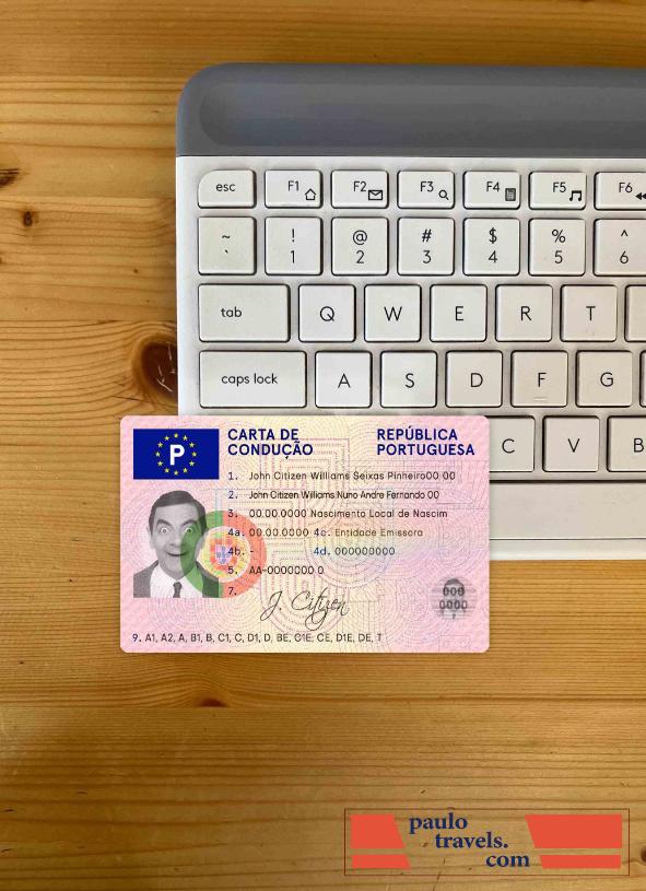 Portugal DL  photolook FRONT PSD template